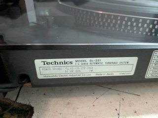 Giradischi Technics SL-221 Frequency Generator Ser