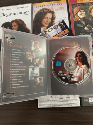 Lote 6 Películas DVD Julia Roberts (Español)