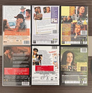 Lote 6 Películas DVD Julia Roberts (Español)