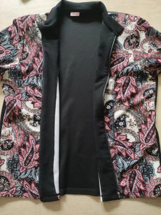Chaqueta elástica de.cremallera