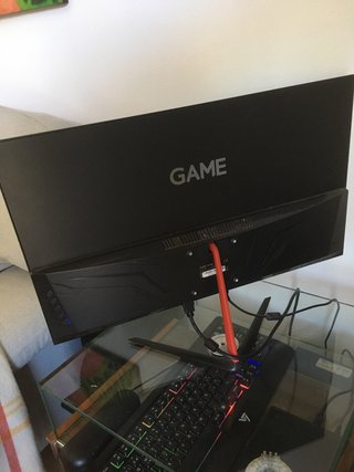 Monitor Gaming GAME Negro/Rojo