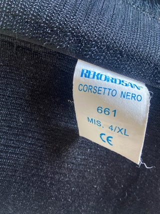 Corsetto Lombosacrale Uomo XL REKORDSAN
