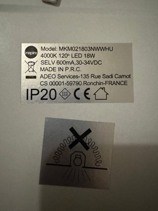 Lampada LED Mao Driver