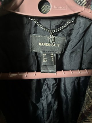 Americana Mango Suit cuadros