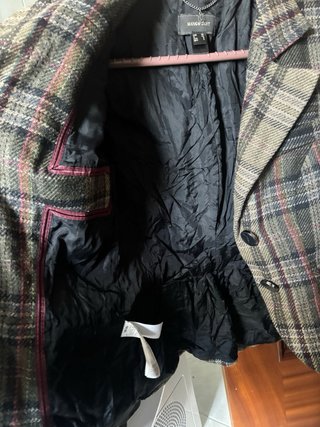 Americana Mango Suit cuadros