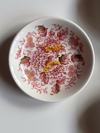 Juego de 3 Platos antiguos  de porcelana inglesa