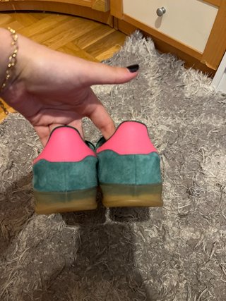 Adidas Gazelle Verde y Rosa