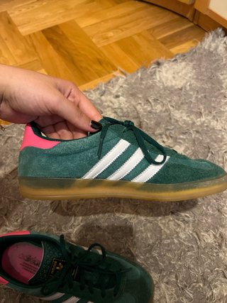 Adidas Gazelle Verde y Rosa