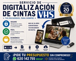 Digitalización VHS a USB