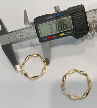 Pendientes Oro 18k - Aro - 3,80gr