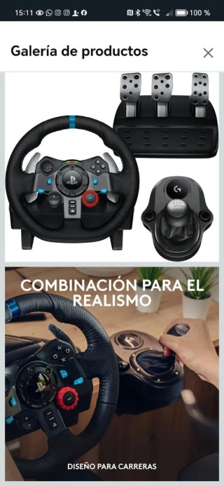 Volante , pedales y cambio logitech
