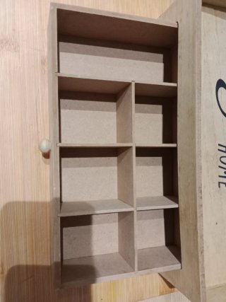 Caja de té de madera Sweet Home