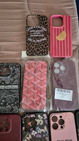 Funda iPhone 15 pro. todas por 12€