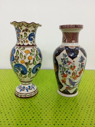 Pack 2 Jarrones Decorativos Cerámica