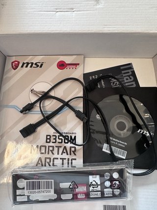 MSI B350M Mortar Arctic Placa Base 002807