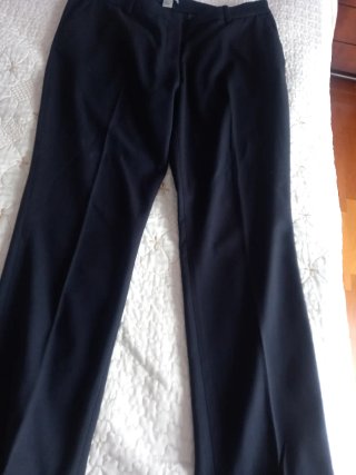 Pantalón H&M Negro Mujer