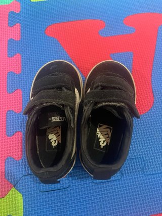 Zapatillas niño velcro azul