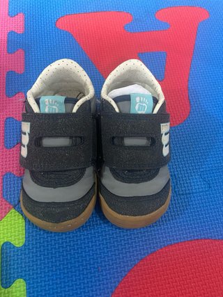Zapatillas niño velcro azul