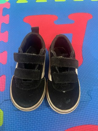 Zapatillas niño velcro azul