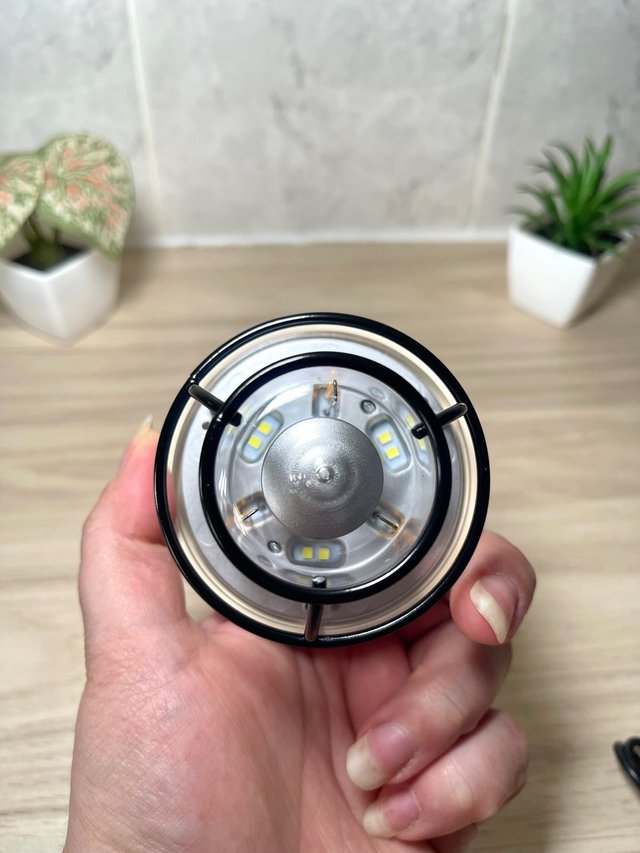 Farolillo LED Beige