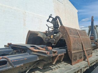 Pala de almeja para camion grua
