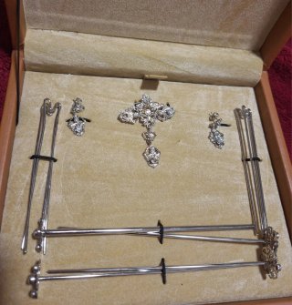 Aderezo niña plata