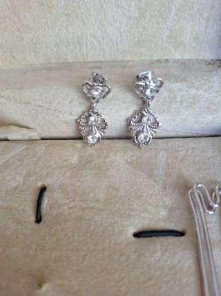 Aderezo niña plata