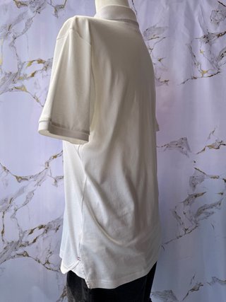 Polo Fila Blanco Estilo Tenis Talla M