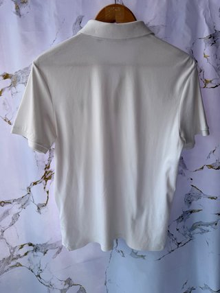 Polo Fila Blanco Estilo Tenis Talla M