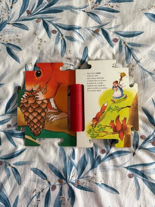 Las ardillas – Libro puzzle infantil (EDAF)