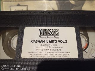 Vhs Kyashan Il Mito VOL.2 - Yamato Series *RARA* 1