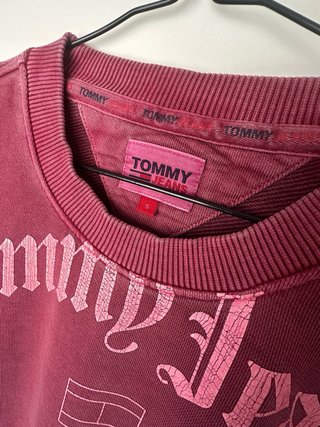 Sudadera Tommy Jeans Rosa Talla S