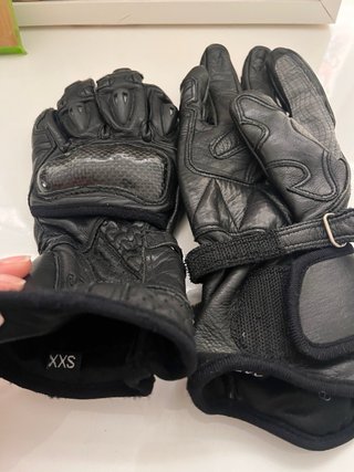 Guantes Moto Negros talla XXS