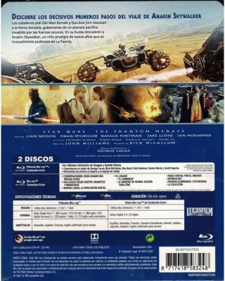 Steelbook Star Wars: La Amenaza Fantasma Blu-ray