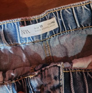 Pantalón vaquero ancho Zara