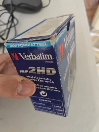 Confezione da 10 dischetti Verbatim MF2HD 1.44MB