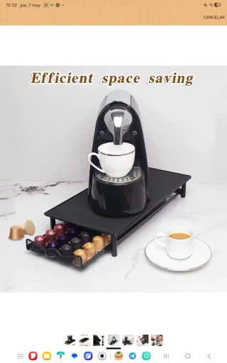 Soporte para cápsulas de café nuevo precintado