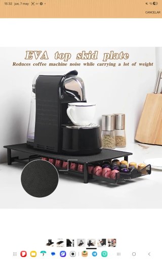 Soporte para cápsulas de café nuevo precintado
