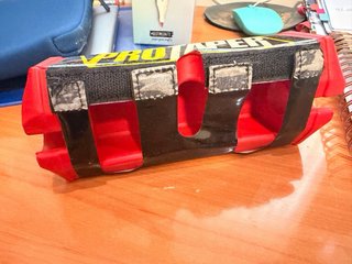 Protector Manillar Protaper Negro/Rojo