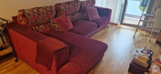 Sofá Chaise Longue con cofre