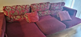 Sofá Chaise Longue con cofre