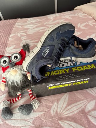 Zapatillas Skechers Hombre Azul Marino