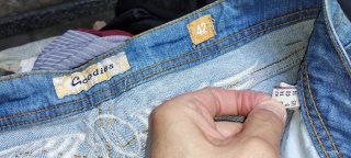 Jeans denim donna vintage tg 42