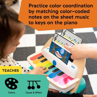 Baby Einstein piano madera música bebés