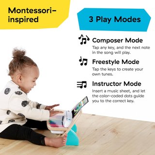 Baby Einstein piano madera música bebés