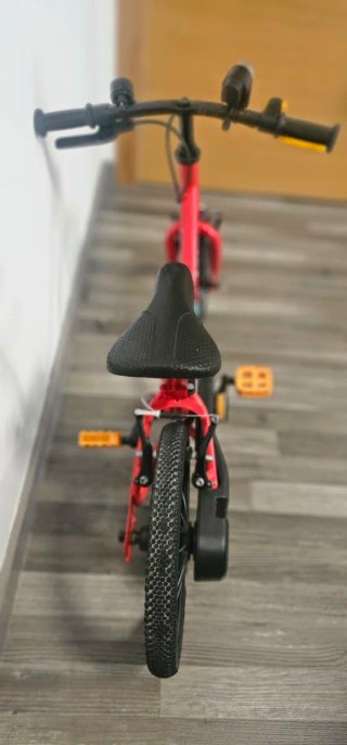 Bicicleta infantil B'TWIN roja 16 pulgadas