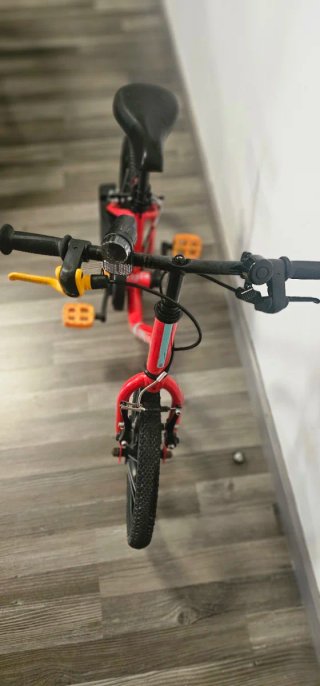 Bicicleta infantil B'TWIN roja 16 pulgadas