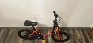 Bicicleta infantil B'TWIN roja 16 pulgadas