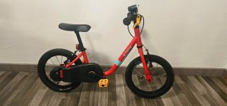 Bicicleta infantil B'TWIN roja 16 pulgadas