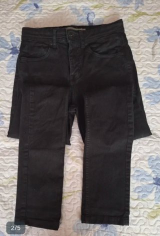 Pantalones vaqueros negros Green Coast Talla S